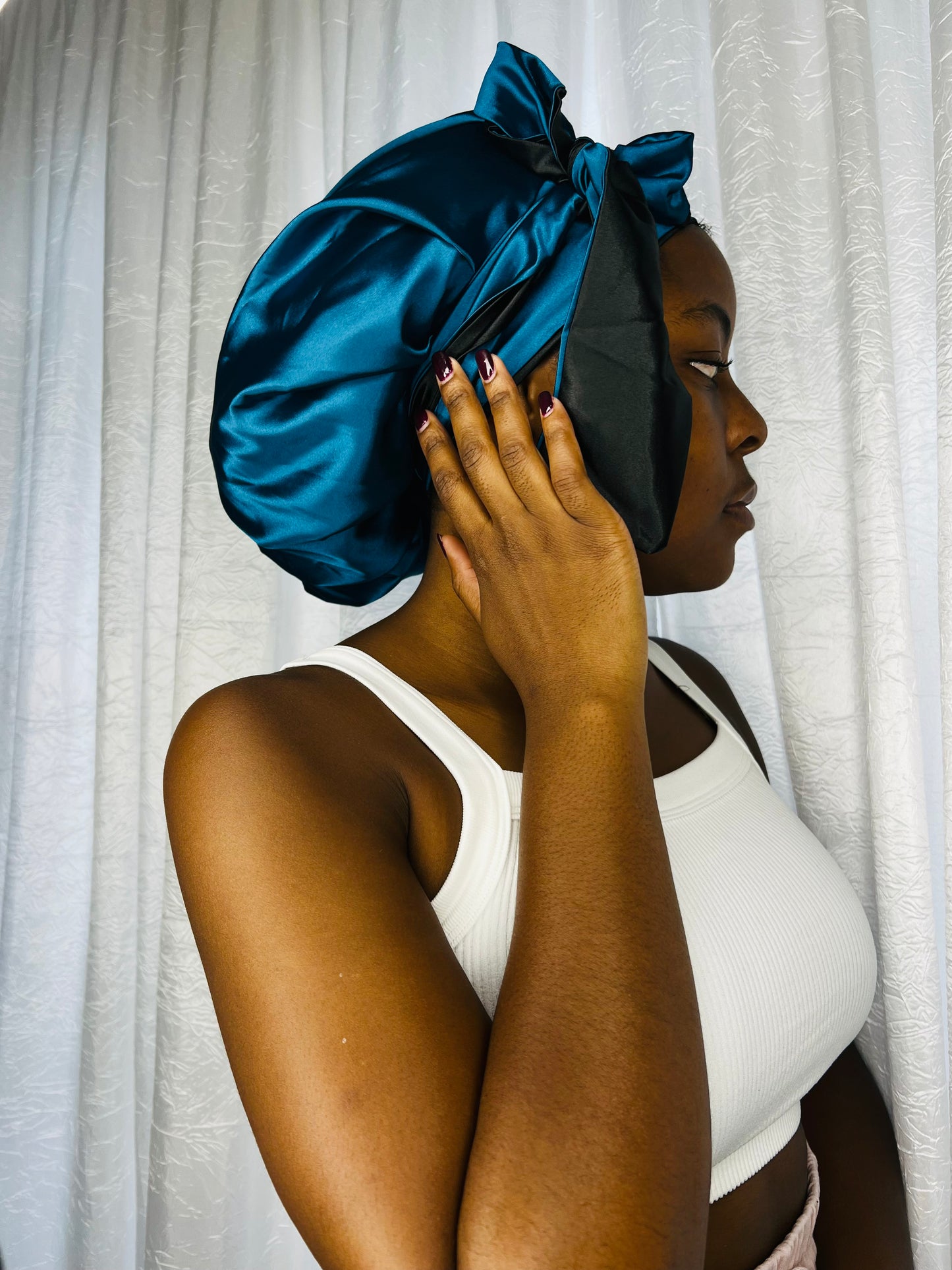 Satin Band Bonnet (2 colours)