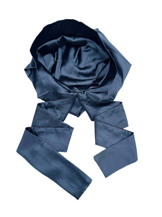 Satin band bonnet